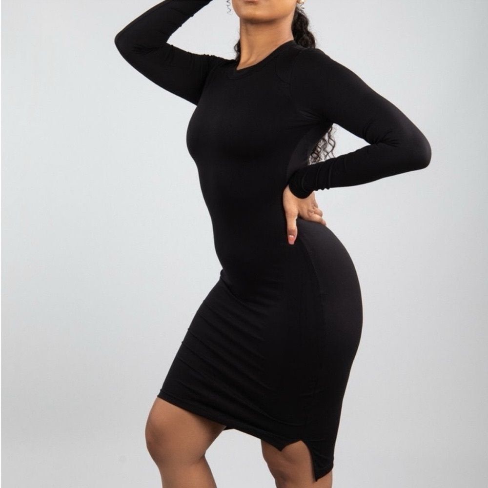 BUFF BUNNY fall in love long sleeve compressive dress